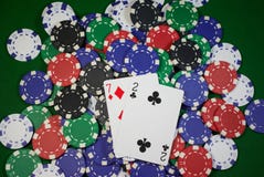 Deuce sette immagini stock libere da diritti