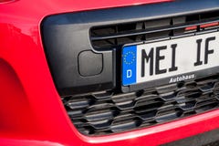 Deutsche Autozahl für Radebeul oder Meissen stockfoto Deutsche Autozahl für Radebeul oder Meissen stockfoto