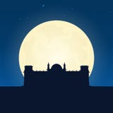 Deutschland-Schattenbild der Anziehungskraft Reisefahne mit Mond auf dem Nachthintergrund Reise zum Land Reisende Illustration vektor abbildung Deutschland-Schattenbild der Anziehungskraft Reisefahne mit Mond auf dem Nachthintergrund Reise zum Land Reisende Illustration vektor abbildung