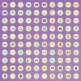100 device icons set in cartoon style. On purple background vector illustration royalty free illustration 100 device icons set in cartoon style. On purple background vector illustration royalty free illustration