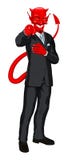 Devil Business Man Pointing Stock Image Devil Business Man Pointing Stock Image