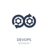 DEVOPS icon. Trendy flat vector DEVOPS icon on white background stock illustration DEVOPS icon. Trendy flat vector DEVOPS icon on white background stock illustration