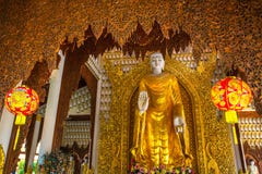 Dhamikarama Burmesetempel royaltyfria foton Dhamikarama Burmesetempel royaltyfria foton