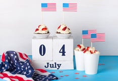 Dia da Independência de América Foto de Stock