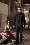 Dia DE los Muerto Costume - Dag van de doden stock afbeelding Dia DE los Muerto Costume - Dag van de doden stock afbeelding