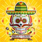 Dia De Los Muertos Day Of el cráneo muerto Dia De Los Muertos Day Of el cráneo muerto