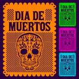 Dia de Muertos - Mexican Day of the death set vector illustration Dia de Muertos - Mexican Day of the death set vector illustration