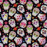 Dia de Sugar Skull Seamless Vetora Background inoperante Dia de Sugar Skull Seamless Vetora Background inoperante