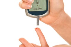 Diabetes measure glucose level blood test Stock Image Diabetes measure glucose level blood test Stock Image