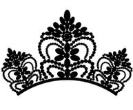 E diadem Красивая элегантная роскошная женственная тиара с отражением изолированным на черной предпосылке r иллюстрация вектора E diadem Красивая элегантная роскошная женственная тиара с отражением изолированным на черной предпосылке r иллюстрация вектора