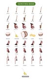 Diagram Of Musical Instrument For Marching Band Royalty Free Stock Image Diagram Of Musical Instrument For Marching Band Royalty Free Stock Image