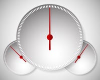 Dial, Generic Meters, Gauge Templates. stock illustration Dial, Generic Meters, Gauge Templates. stock illustration