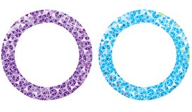 Diamantcirkel stock illustrationer Diamantcirkel stock illustrationer