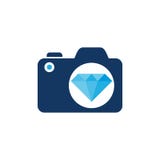 Diamond Camera Logo Icon Design Illustration Stock Diamond Camera Logo Icon Design Illustration Stock
