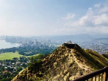 Diamond Head Crater fotografia de stock royalty free Diamond Head Crater fotografia de stock royalty free