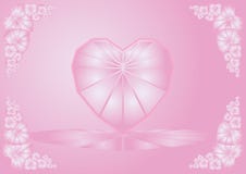 Diamond Heart Stock Image