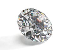 Diamond isolated on white background Stock Photo Diamond isolated on white background Stock Photo