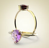 Diamond Rings illustration 3D illustration de vecteur Diamond Rings illustration 3D illustration de vecteur