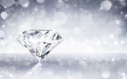 Diamond In Shiny Background royalty-vrije stock afbeeldingen Diamond In Shiny Background royalty-vrije stock afbeeldingen