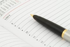 Diary And Fountain Pen Royalty Free Stock Images Diary And Fountain Pen Royalty Free Stock Images