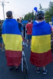 Diasporaprotest i Bucharest mot regeringen Royaltyfria Foton Diasporaprotest i Bucharest mot regeringen Royaltyfria Foton