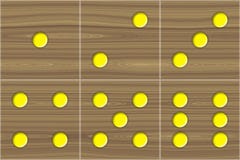 Dice cube wooden texture vector illustration Dice cube wooden texture vector illustration