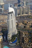 Die Adresse im Stadtzentrum gelegenes Dubai lizenzfreies stockfoto Die Adresse im Stadtzentrum gelegenes Dubai lizenzfreies stockfoto