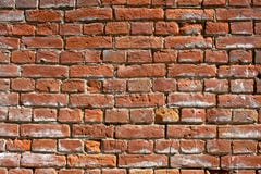 Die Beschaffenheit der alten Wand des roten Backsteins lizenzfreie stockbilder Die Beschaffenheit der alten Wand des roten Backsteins lizenzfreie stockbilder