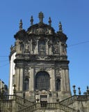 Die Clérigos-Kirche war eine der ersten barocken Kirchen in Portugal stockbild Die Clérigos-Kirche war eine der ersten barocken Kirchen in Portugal stockbild