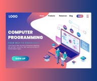 Die Computer-Programmierung, wo Leute sind, machen einen mobilen App isometrisches Grafik Konzept lizenzfreie stockbilder Die Computer-Programmierung, wo Leute sind, machen einen mobilen App isometrisches Grafik Konzept lizenzfreie stockbilder