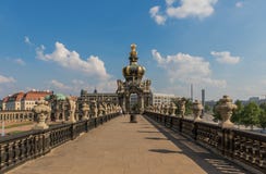 Die erstaunliche alte Stadt Dresdens stockfotografie Die erstaunliche alte Stadt Dresdens stockfotografie