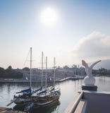 Die Hauptstadt der Insel von Kos, von Griechenland, von Ansicht der Stadt und von m lizenzfreie stockfotos Die Hauptstadt der Insel von Kos, von Griechenland, von Ansicht der Stadt und von m lizenzfreie stockfotos