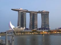 Die Schneckenbr?cke, Singapur lizenzfreie stockfotografie Die Schneckenbr?cke, Singapur lizenzfreie stockfotografie