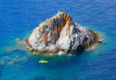 Die Scoglietto-Insel. stockfotos Die Scoglietto-Insel. stockfotos