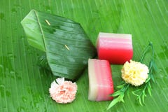 Dieser Nachtisch ist ein Kuchen gewöhnlich gegessenes Thailand lizenzfreie stockfotos Dieser Nachtisch ist ein Kuchen gewöhnlich gegessenes Thailand lizenzfreie stockfotos