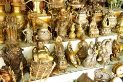 Dieux et statues indous de Bouddha photo stock Dieux et statues indous de Bouddha photo stock