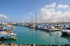 Corralejo yacht harbour royalty free stock images Corralejo yacht harbour royalty free stock images