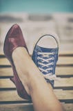 Different Shoes Royalty Free Stock Images