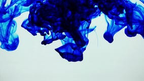 Diffusion sous-marine d'encre bleue Diffusion sous-marine d'encre bleue