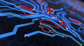 Digital Circuit Board Abstract Background Royalty Free Illustration Digital Circuit Board Abstract Background Royalty Free Illustration