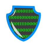 Digital data protection and privacy concept banner stock illustration Digital data protection and privacy concept banner stock illustration