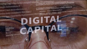 Digital-Haupttext auf Hintergrund des Entwicklers stock abbildung Digital-Haupttext auf Hintergrund des Entwicklers stock abbildung