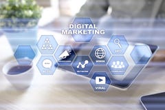 DIgital marketing technology concept. Internet. Online. Search Engine Optimisation. SEO. SMM. Advertising. Stock Photos DIgital marketing technology concept. Internet. Online. Search Engine Optimisation. SEO. SMM. Advertising. Stock Photos
