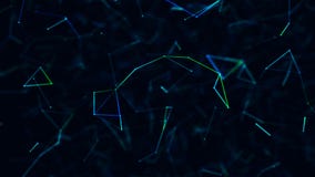 Digital plexus or network of glowing lines and dots. Abstract futuristic background. 3D rendering vector illustration Digital plexus or network of glowing lines and dots. Abstract futuristic background. 3D rendering vector illustration