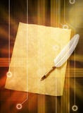 Digital Quill Pen Background royalty free illustration Digital Quill Pen Background royalty free illustration