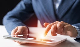 Digital technologies in modern business stock photography Digital technologies in modern business stock photography
