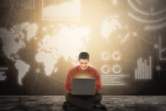 Digital technology concept stock photo Digital technology concept stock photo