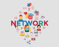 Digital-Vektorsocial media und -kommunikation vektor abbildung Digital-Vektorsocial media und -kommunikation vektor abbildung