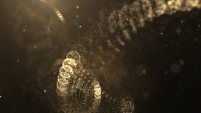 Digitally Generated Virtual DNA strand in Abstract Particles Cyber Space stock image Digitally Generated Virtual DNA strand in Abstract Particles Cyber Space stock image