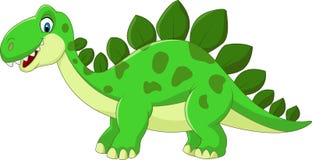 Dessin Animé De Dinosaur De Stegosaurus Photos stock - Image: 10022583